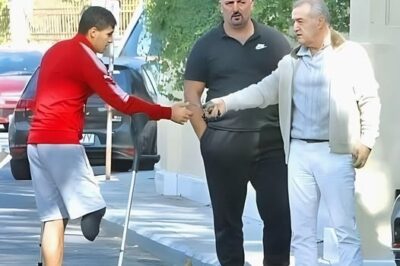 Câți lei a primit un bărbat fără un picior de la Gigi Becali În vârstă de 60 de ani, Gigi Becali respectă cu sfințenie tradițiile creștine și în zilele de sărbătoare, el dă de pomană (NG)