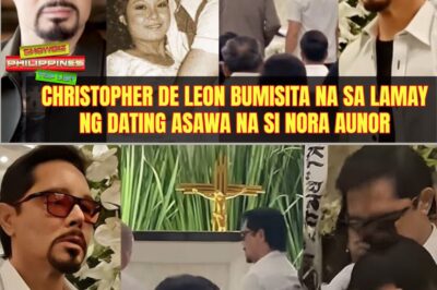 Christopher de Leon, bumisita sa lamay ng dating asawang si Nora Aunor (NH)