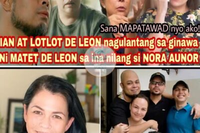 WATCH: Ian and Lotlot De Leon Left Speechless by Matet De Leon’s Move Against Their Mother Nora Aunor — The Sibling Rift Explodes
