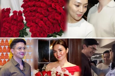 Alden Richards surprised fans with a secret visit to Kathryn Bernardo at ABS-CBN — the reason behind the flowers will shock you!