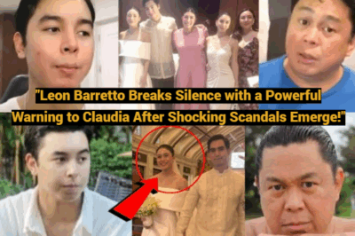 “Leon Barretto Breaks Silence with a Powerful Warning to Claudia After Shocking Scandals Emerge!”