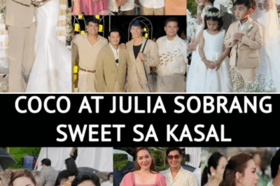 💑✨ Coco Martin and Julia Montes Steal the Spotlight at John Prats and Isabel Oli’s Wedding