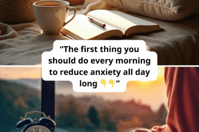 “The first thing you should do every morning to reduce anxiety all day long”