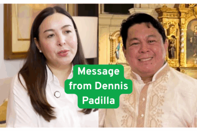 Message from Dennis Padilla
