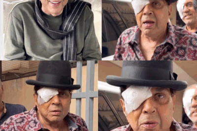 Fans Worried as Dharmendra Appears with Bandaged Eye After Graft Surgery