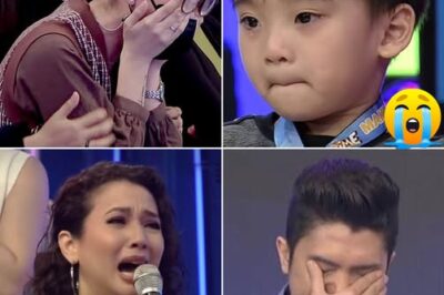 EMOTIONAL VIDEO: During a live broadcast, Vhong Navarro and Karylle broke down in tears as young singer Argus shared an emotional story — of bidding farewell to his father and granting his final wish: to hear his son sing and see him rise above his fears. The powerful moment left the entire audience overwhelmed with emotion.