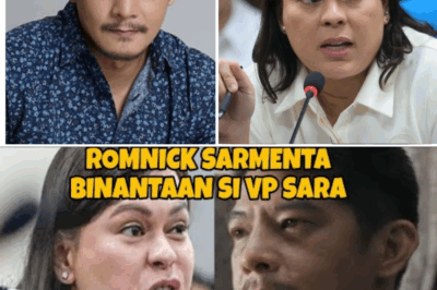 🚨 Hindi matatawaran ang tapang ni Romnick Sarmenta nang harapin si Sara Duterte. Ano kaya ang sanhi ng matinding banta na ito? 😤